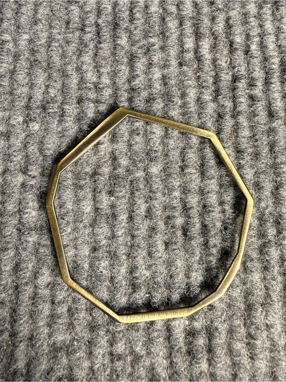 Kendra Scott Aubrey Gold Octagon Bangle Geometric Bracelet